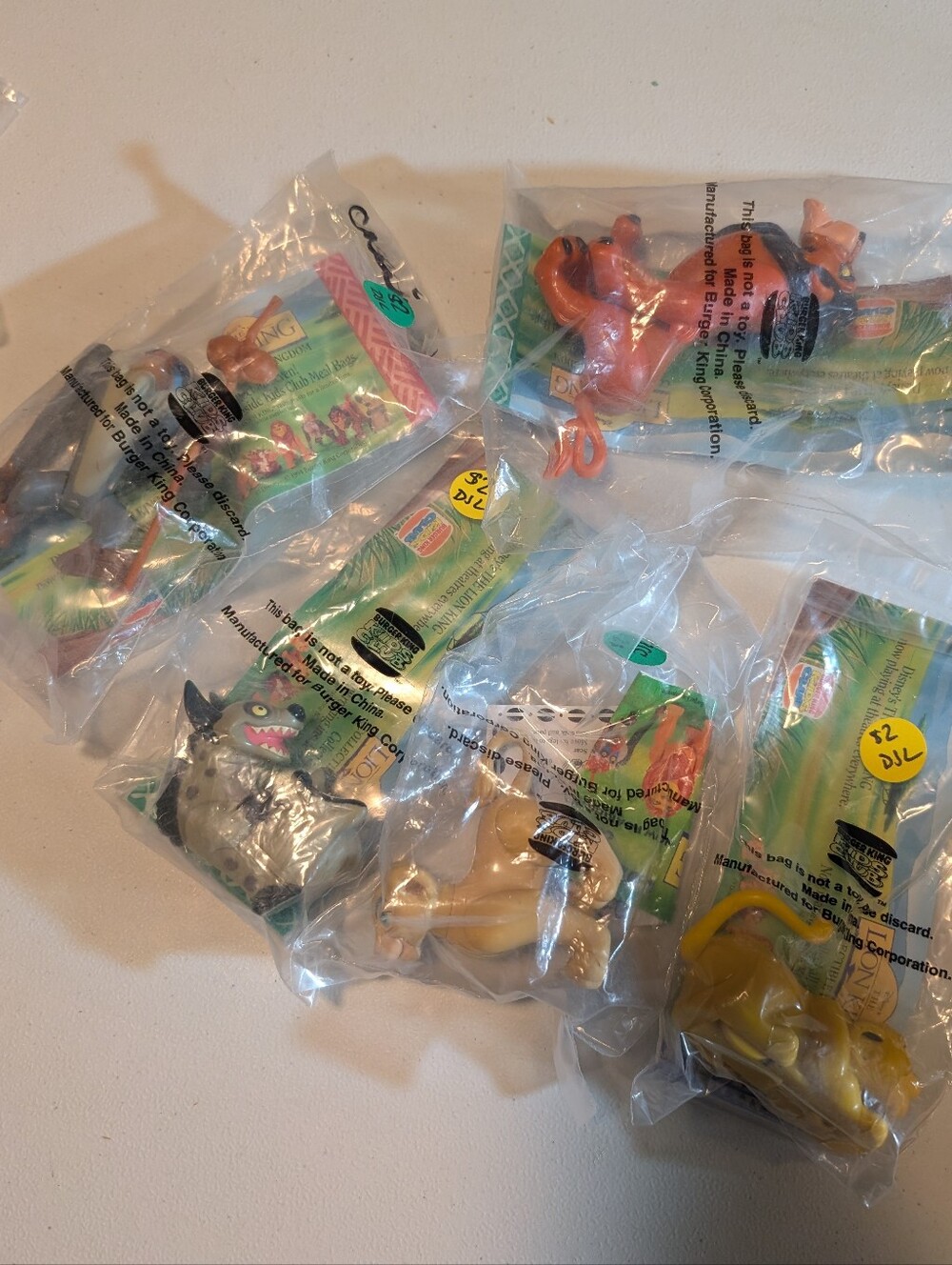 Burger King Disney Lion King Toy Bundle